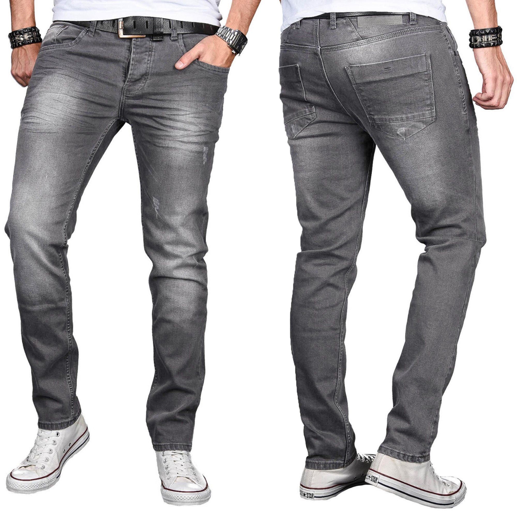 Alessandro Salvarini Slim-fit-Jeans ASLuca Stretch mit Elasthan AS046