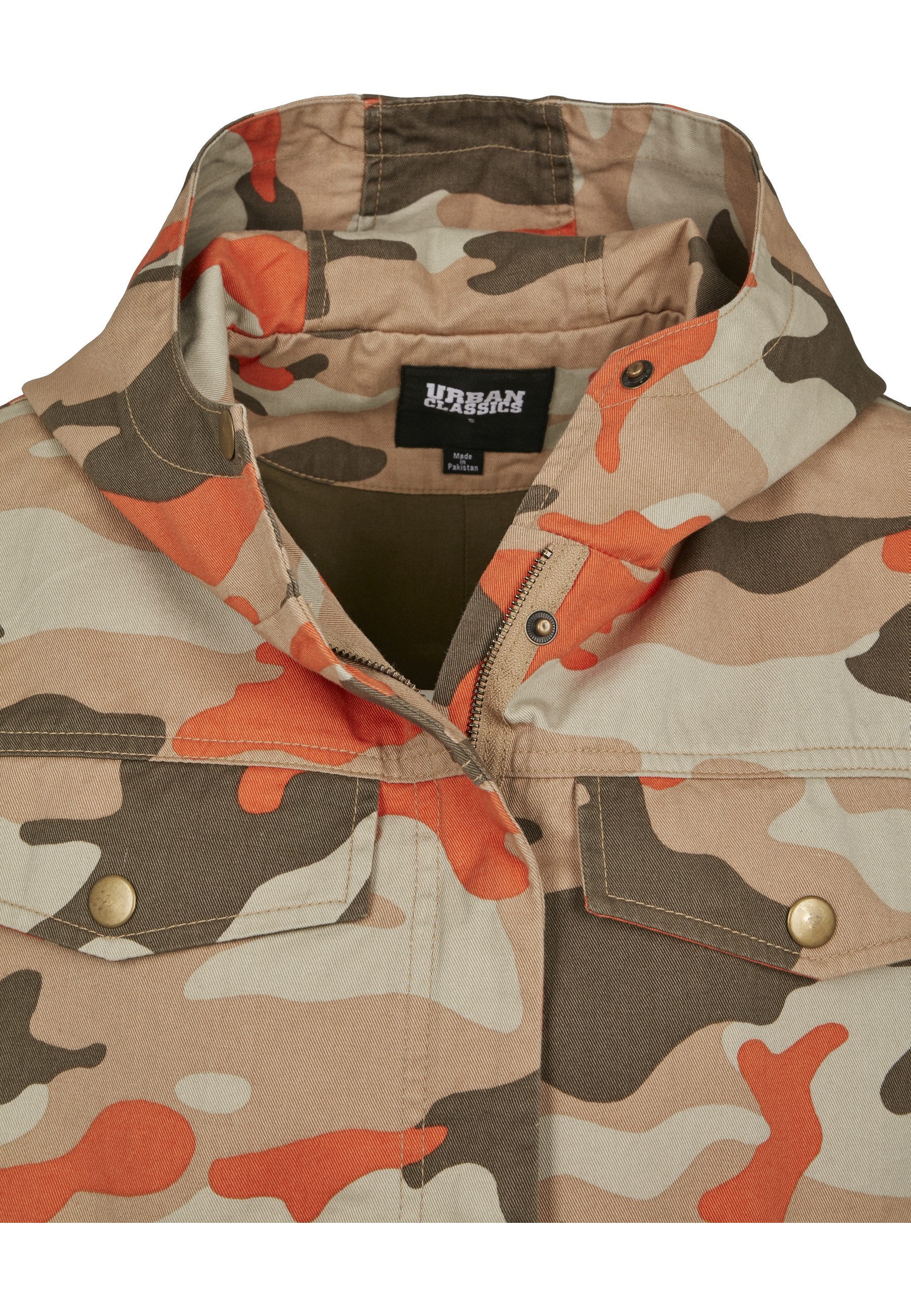 URBAN CLASSICS Allwetterjacke Urban Classics Damen Ladies Oversized Camo Parka Jacket (1-St)