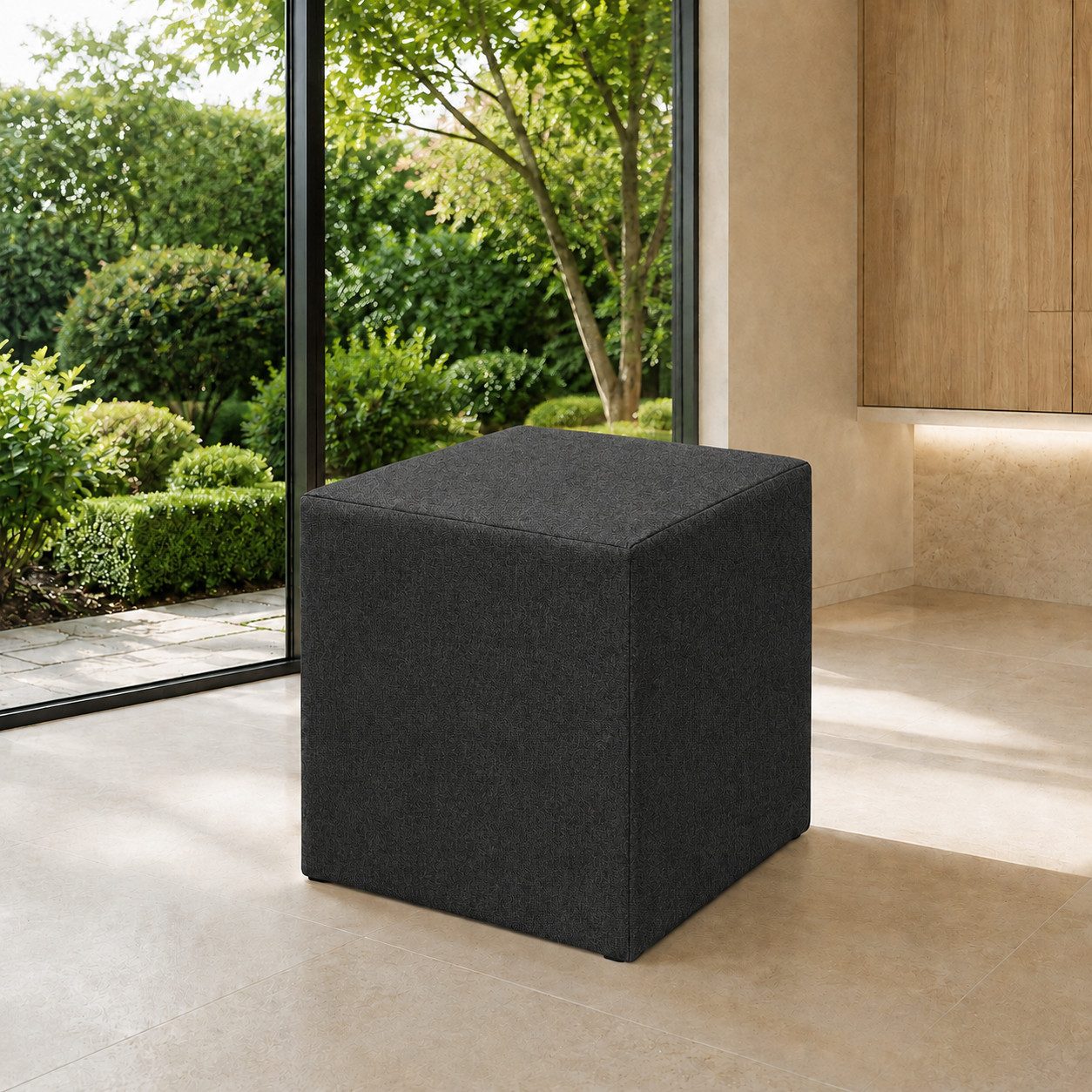 Best for Home Sitzhocker Cube Pouf – Stilvoller Samt Hocker & Fußhocker (Einzelstück, 1 St., verschiedene Farben), Handwerksqualität,TOP Preis-Leistungs-Verhältnis
