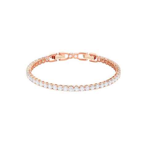 Swarovski Armband Tennis, weiss, rosé Vergoldung, 5464948, mit Swarovski® Kristall