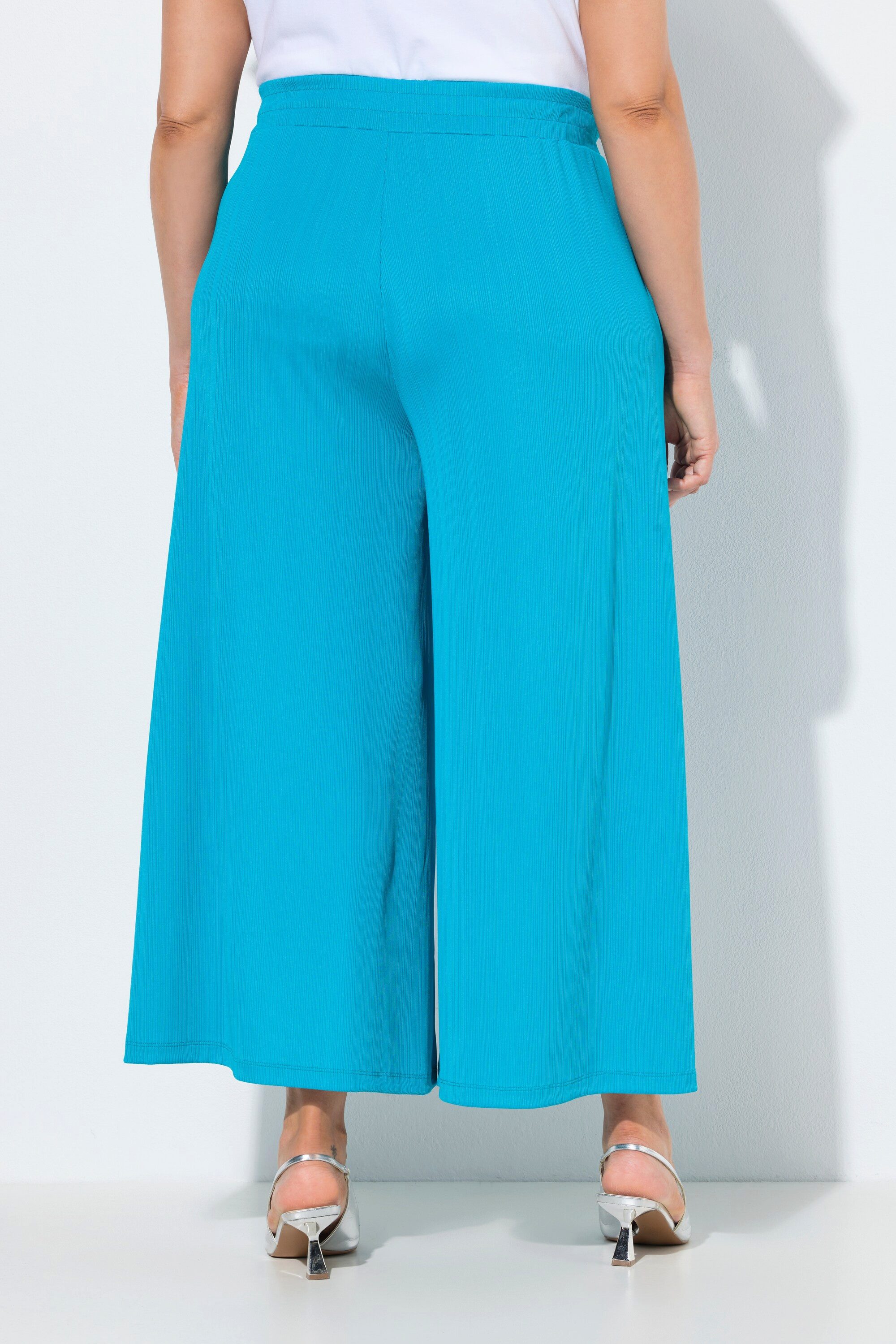 Ulla Popken Culotte Hosenrock extraweites Bein Elastikbund