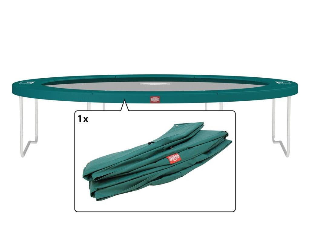 Trampolinschutzrand Ersatzteil 380 cm rund grün - Favorit Regular Federabdeckung