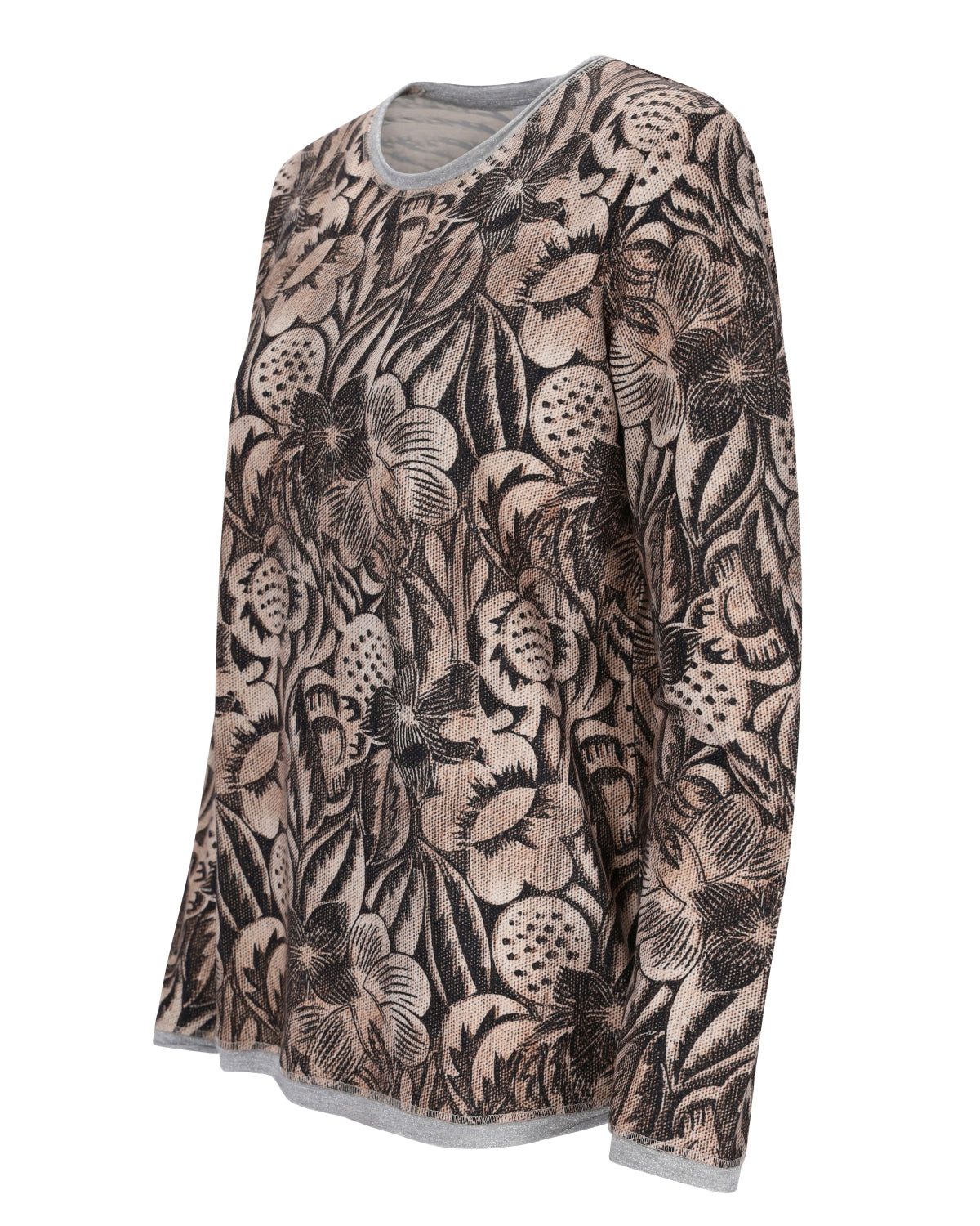Hajo Sweatshirt Sweatshirt mit Fashionprint