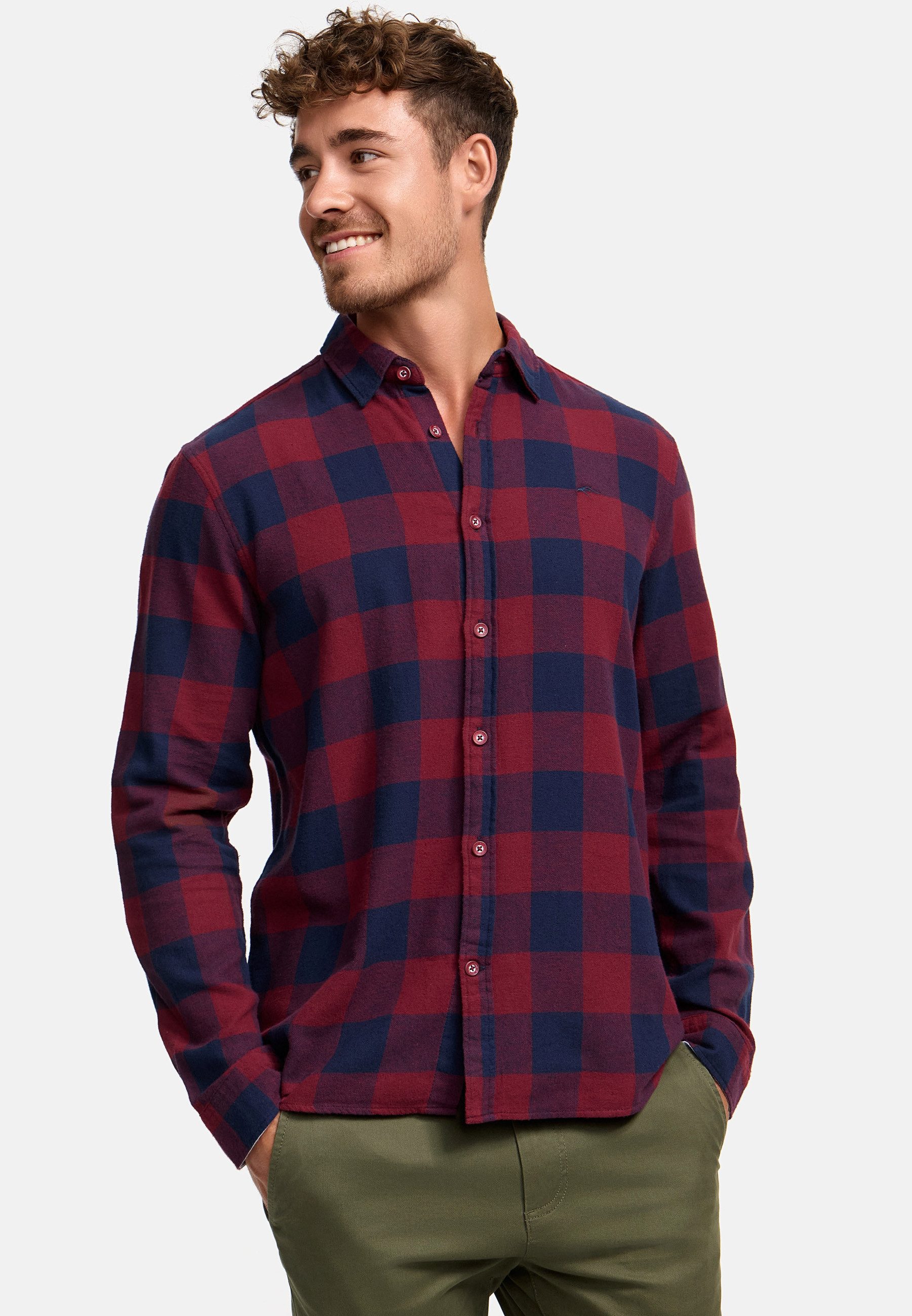 Indicode Langarmhemd Herren INGilman Herrenhemd Langarm aus 100 % Baumwolle günstig online kaufen