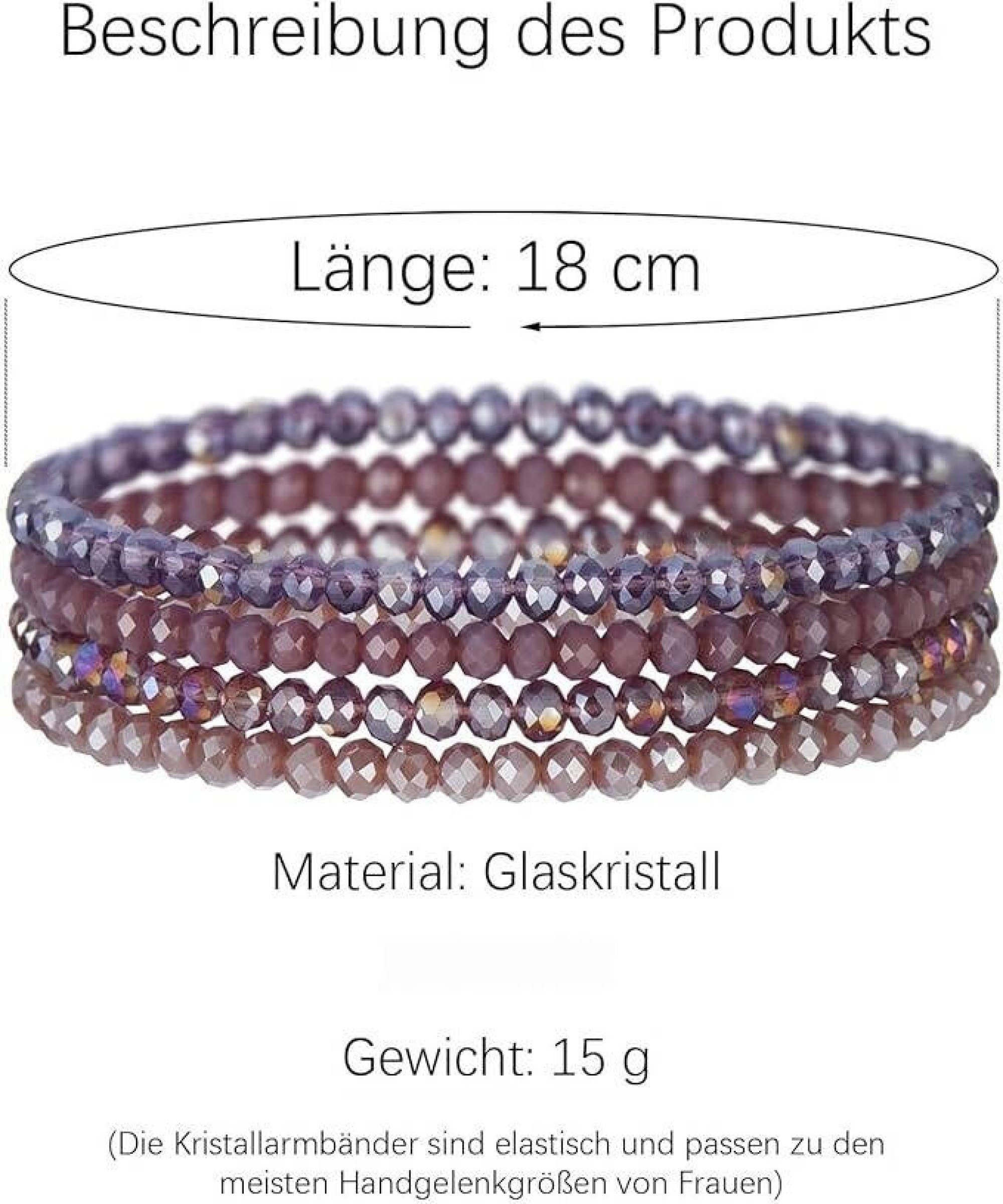 YRIIOMO Bead-Armband-Set Elegante mehrschichtige Armband mit günstig online kaufen