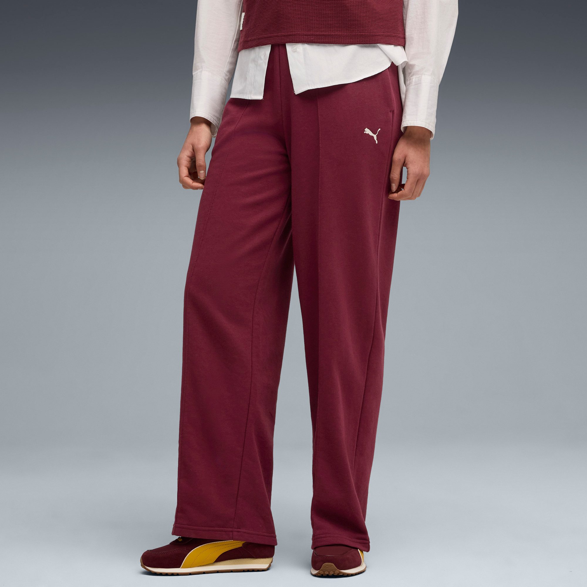PUMA Trainingshose CLASS COMFORT PINNACLE HIGH-WAIST STRAIGHT PANTS TR OP günstig online kaufen
