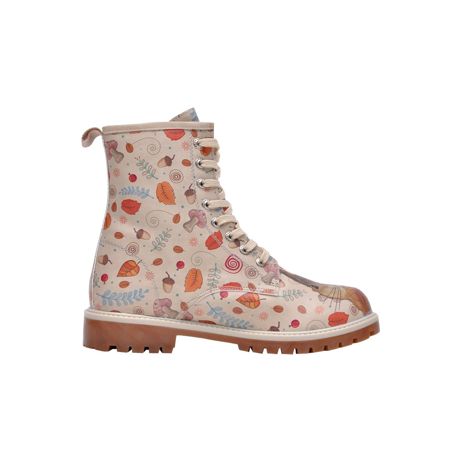 DOGO Longe Boots Schnürstiefel It Wasn't Me Damen Stiefeletten, Schnürboots Handgefertigt