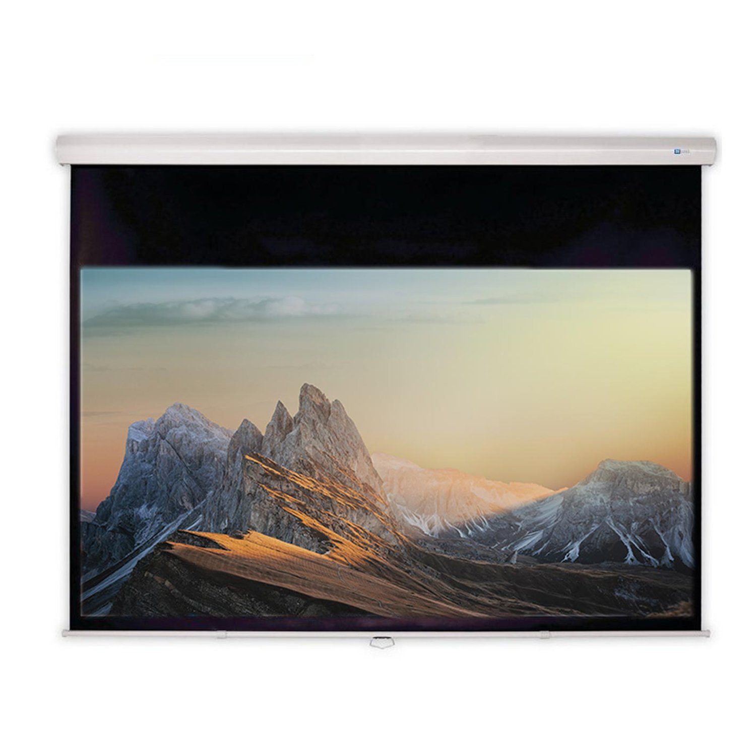 Deluxx Advanced – Slowmotion Mattweiss Polaro Rolloleinwand (schwarze Rückseite)