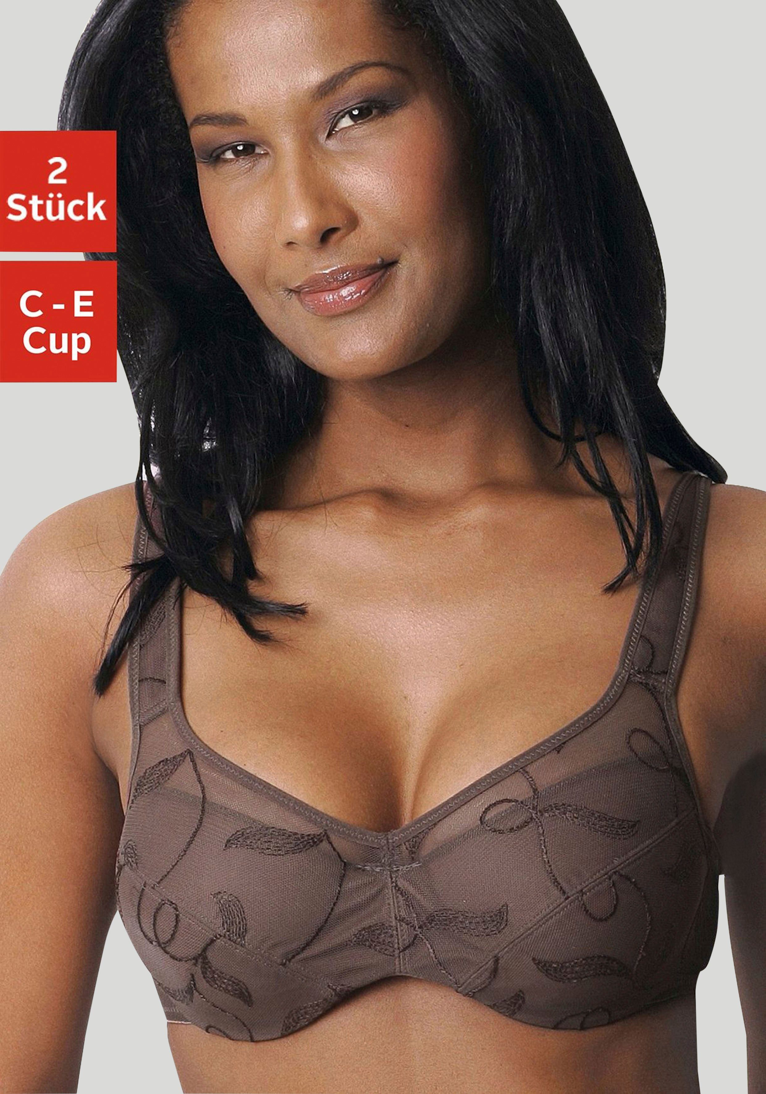 petite fleur Minimizer-BH (Packung, 2 Stück) mit Bügel und schöner Stickerei. € 39,98, (€ 19,99 pro 1 Stk).