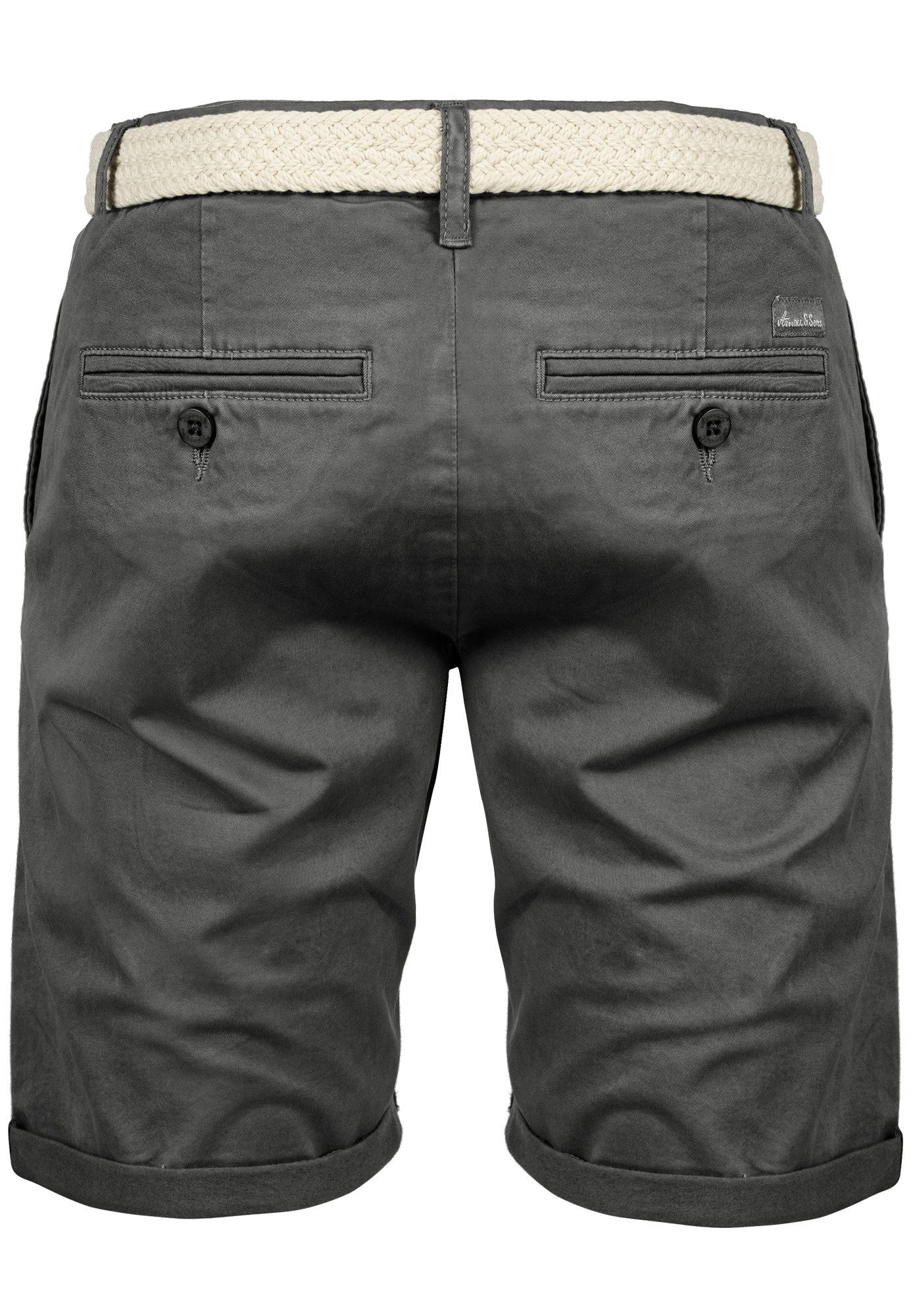 Amaci&Sons Chinoshorts BERWYN Chinoshort inkl. Gürtel Herren Bermuda Short Hose Regular Fit inkl. Gürtel