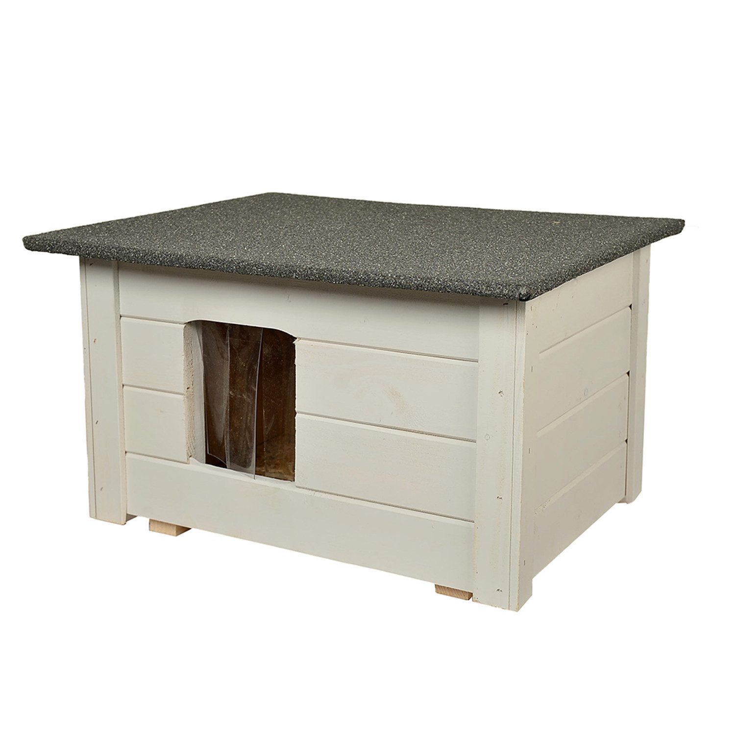 Thumbnail - WOODOK Hundehütte, Holzzwinger für kleine Hunde Katzenzwinger