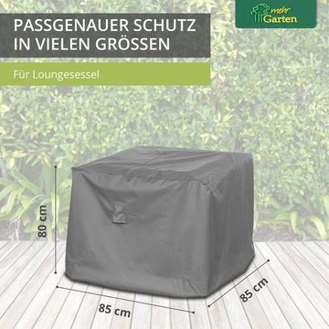 mehr Garten Gartenmöbel-Schutzhülle Premium, Premium Loungesessel-Abdeckung: 85(B)x85(T)x80(H) cm I Robuste Schutzh