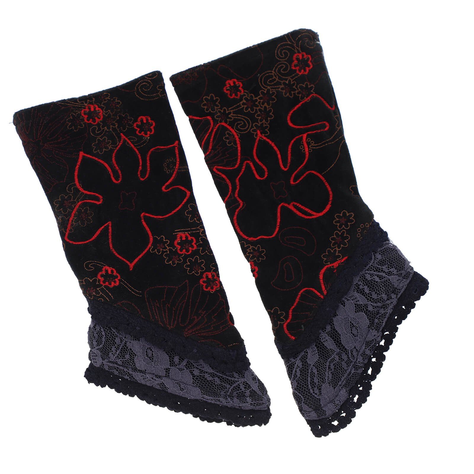 KUNST UND MAGIE Armstulpen Kunst&Magie Damen Samt Armstulpen Stulpen Handwä günstig online kaufen