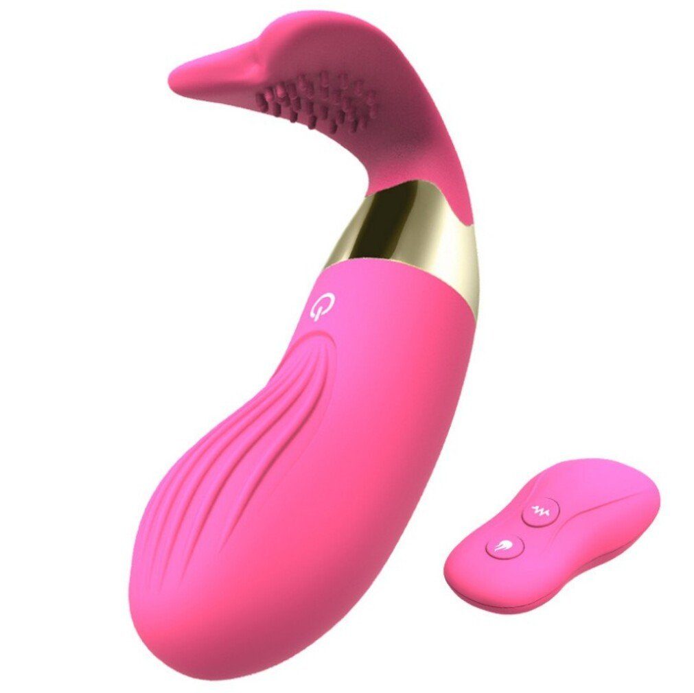 NEZEND Dildo Delphin Form Dildo Klitoris Stimulator mit Fernbedienung, Packung, 3-tlg.