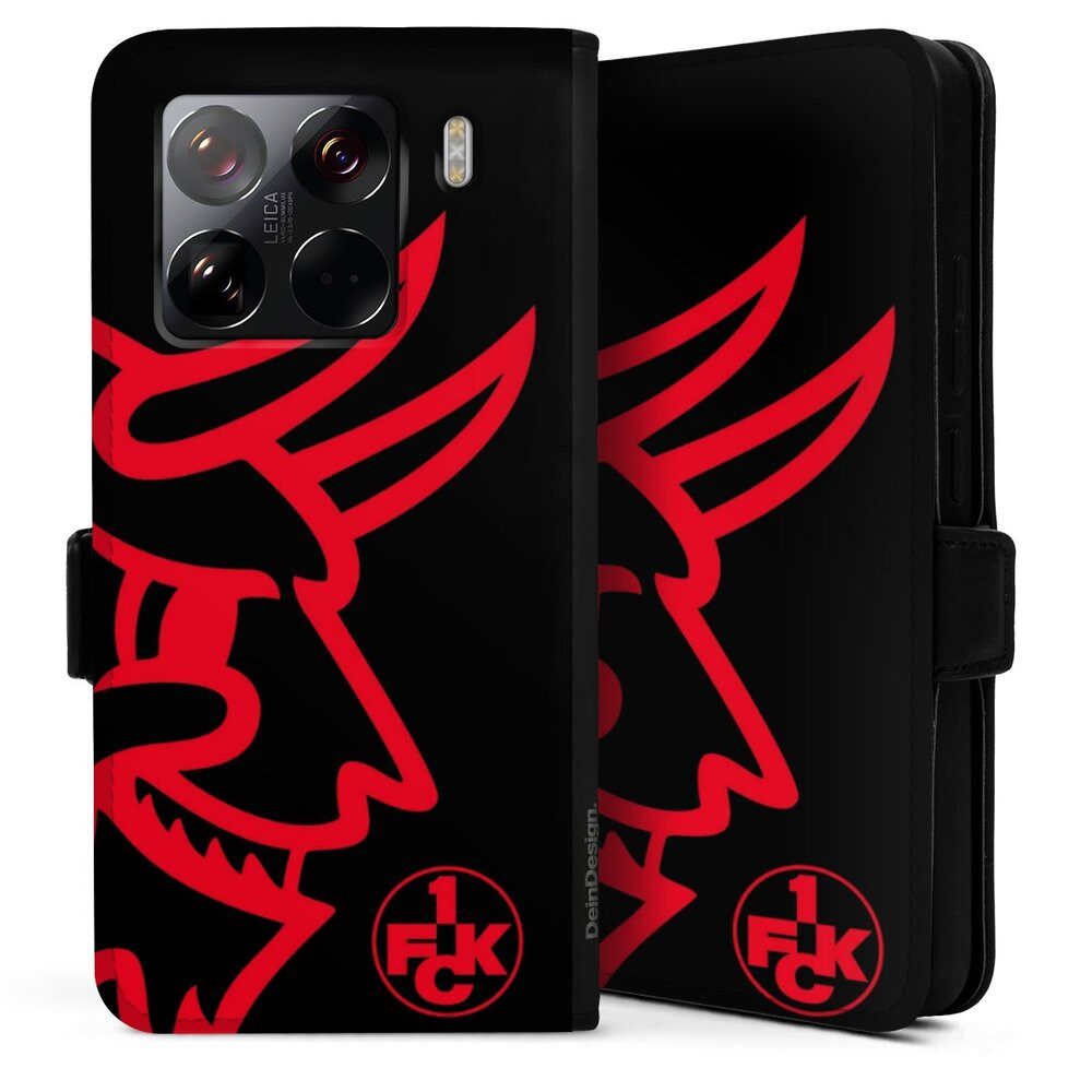 DeinDesign Handyhülle 1. FC Kaiserslautern Logo Offizielles Lizenzprodukt 1.FCK Dauerkarte, Xiaomi 15 5G Hülle Handy Flip Case Wallet Cover Handytasche Leder
