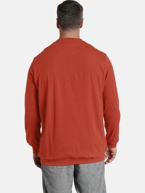 Charles Colby Sweatshirt EARL KEITH mit Knopfleiste