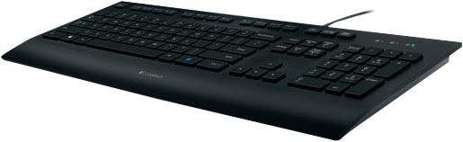 K280e Logitech PC-Tastatur schwarz