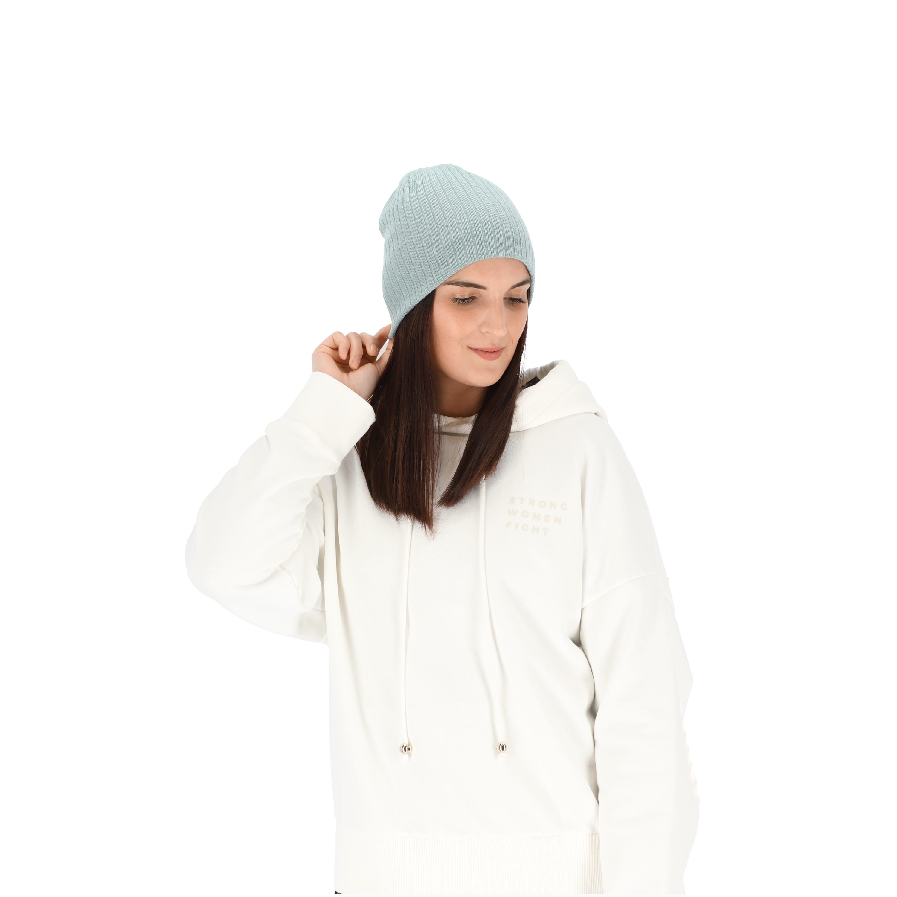 Strickmütze Beanie mit Rippe