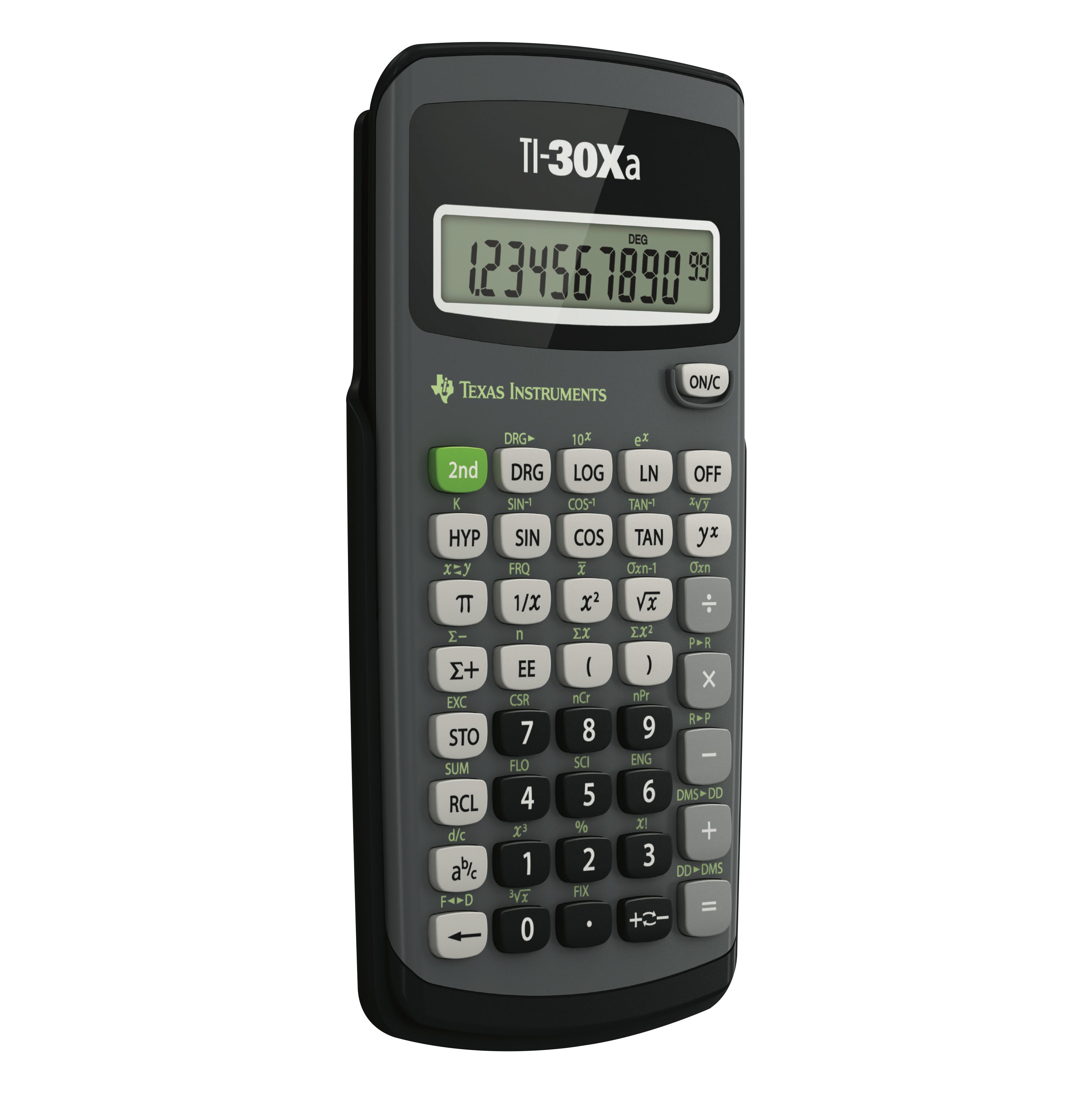 Texas Instruments Taschenrechner TI-30Xa Wissenschaftlicher Rechner, Batteriebetriebener, 10-stelliges Display