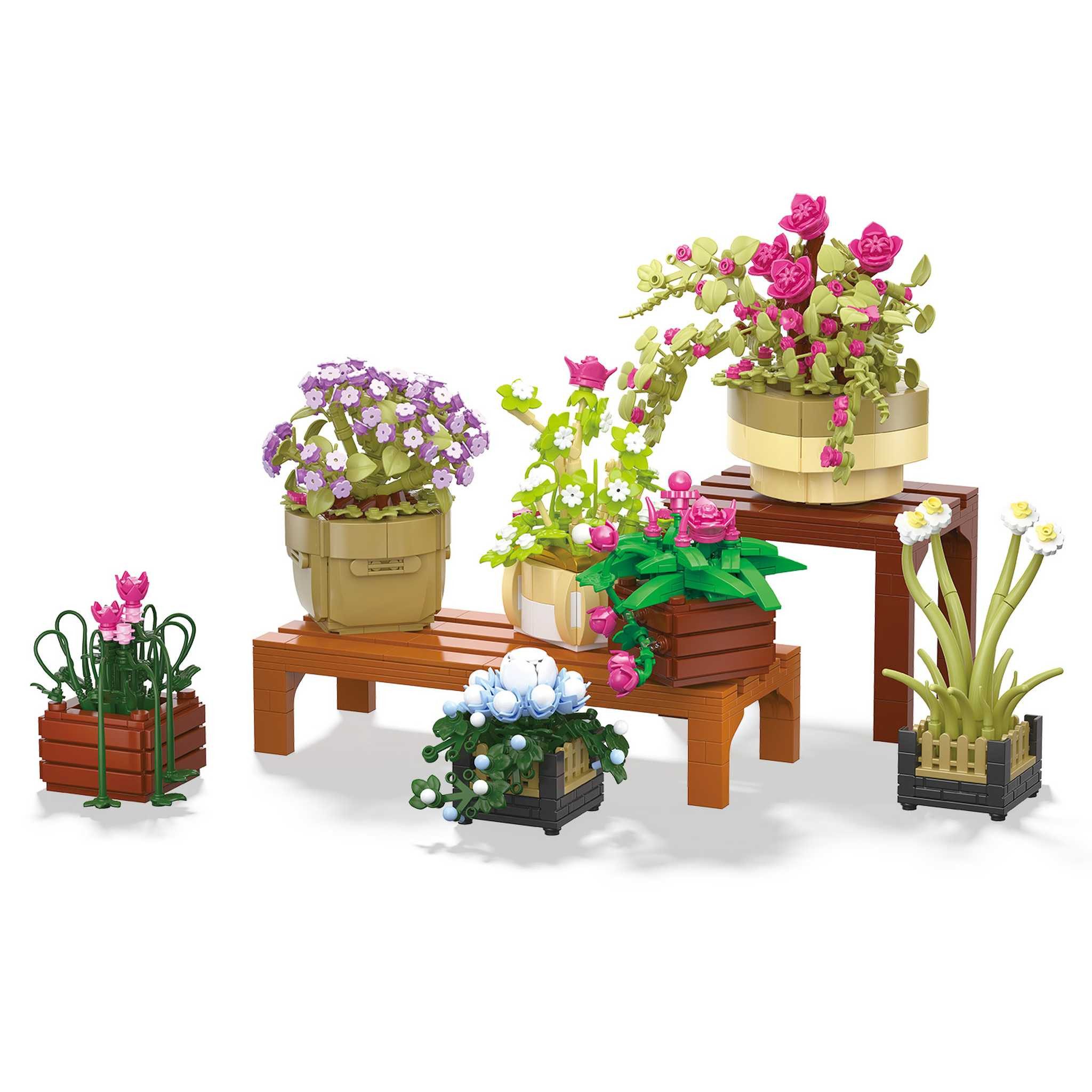 BAKA 33804 - Topfpflanzen (Baka) Spielbausteine
