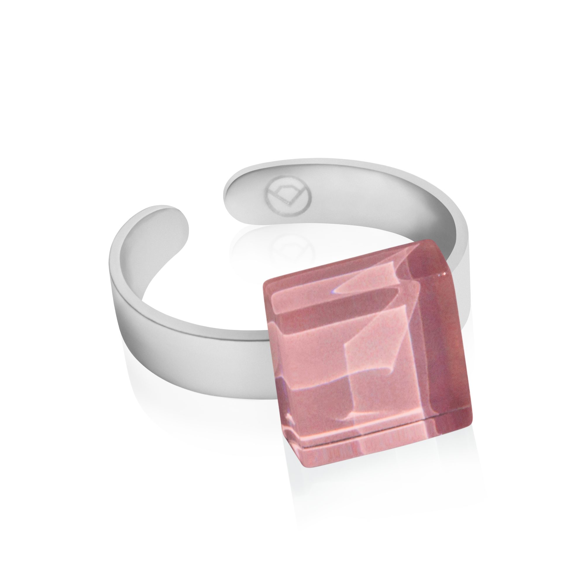 ALEXASCHA Fingerring Kleiner Ring mit Stein • verstellbar Ø 17-20mm • Geburtsstein Schmuck