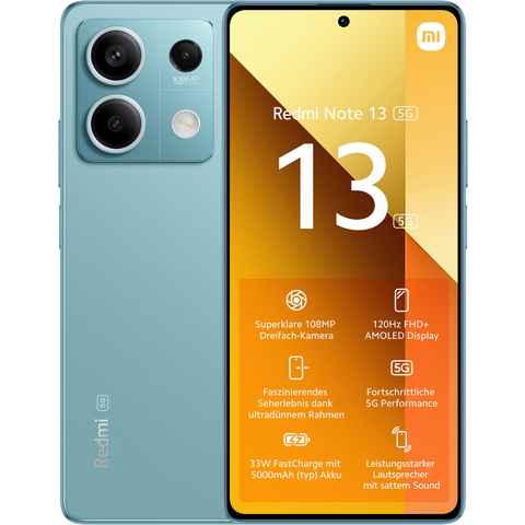 Xiaomi Redmi Note 13 5G 256Gb Smartphone (16,94 cm/6,67 Zoll, 256 GB Speicherplatz, 108 MP Kamera)