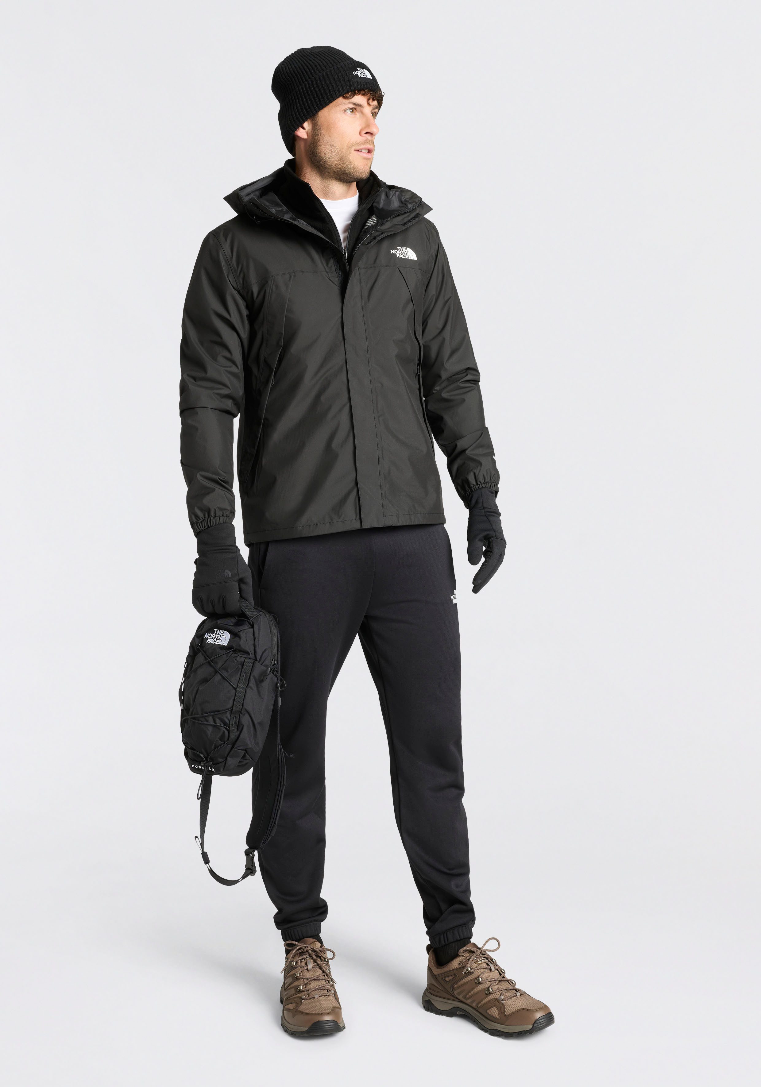 The North Face Funktionsjacke Antora mit hoch geschlossenem Ausschnitt, atmungsaktiv, winddicht