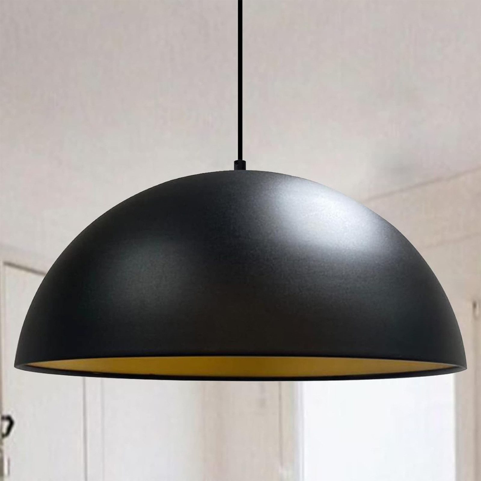Bamyum Pendelleuchte Bamyum Pendelleuchte Groß I Lipeo I Ø50 cm Hängelampe Modern Lampe, ohne Leuchtmittel – Bild 2 von 5