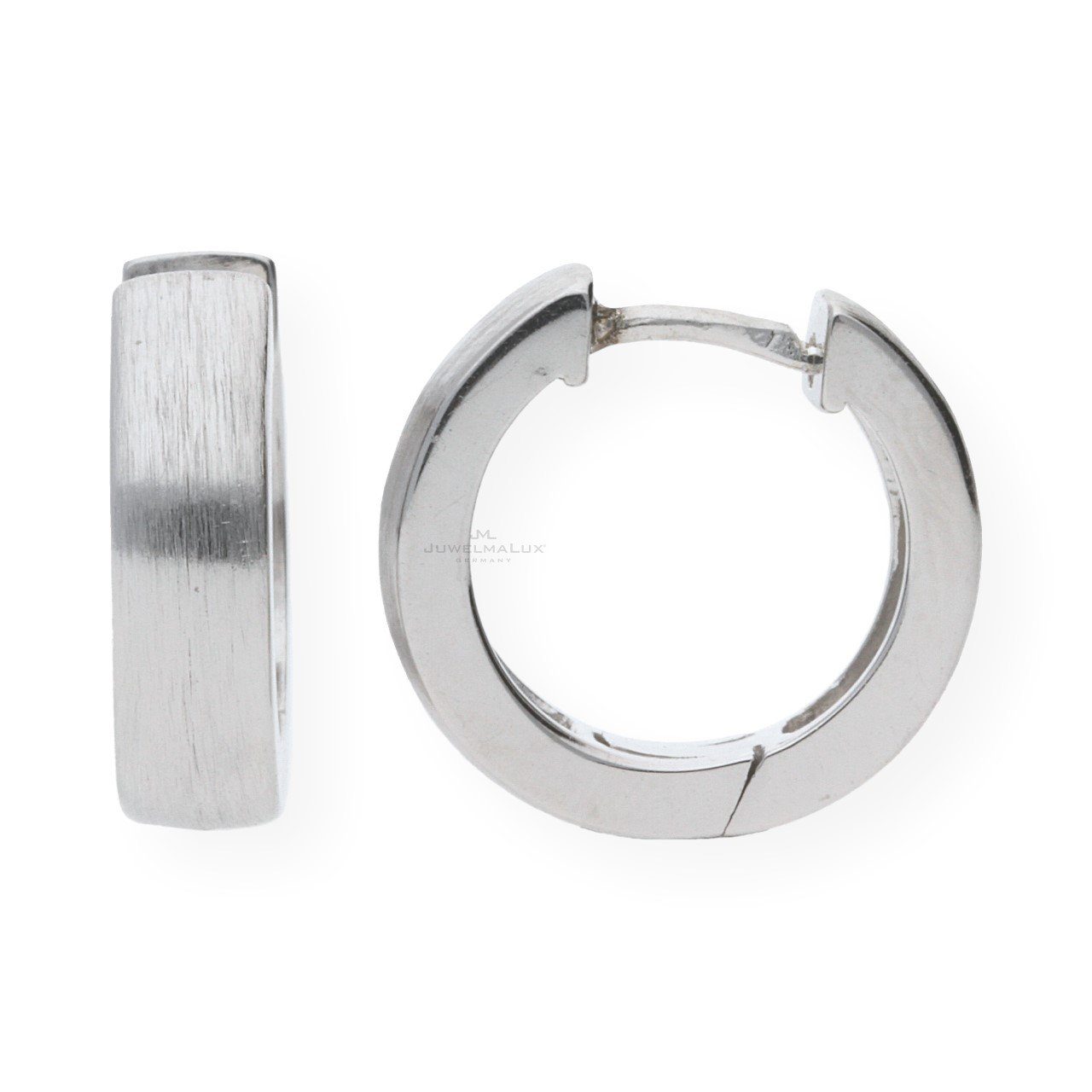 JuwelmaLux Paar Creolen JuwelmaLux Creolen 925/000 Sterling Silbe JL10-06-0390 (kein Set, 2-tlg., inkl. edelm Schmucketui)