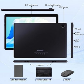 XUEMI 12 GB RAM 7000 mAh Octa-Core Prozessor Tablet (10", 128 GB, Android 13, Leistungsstarkes Multimedia-Gerät: Innovation und Zuverlässigkeit)