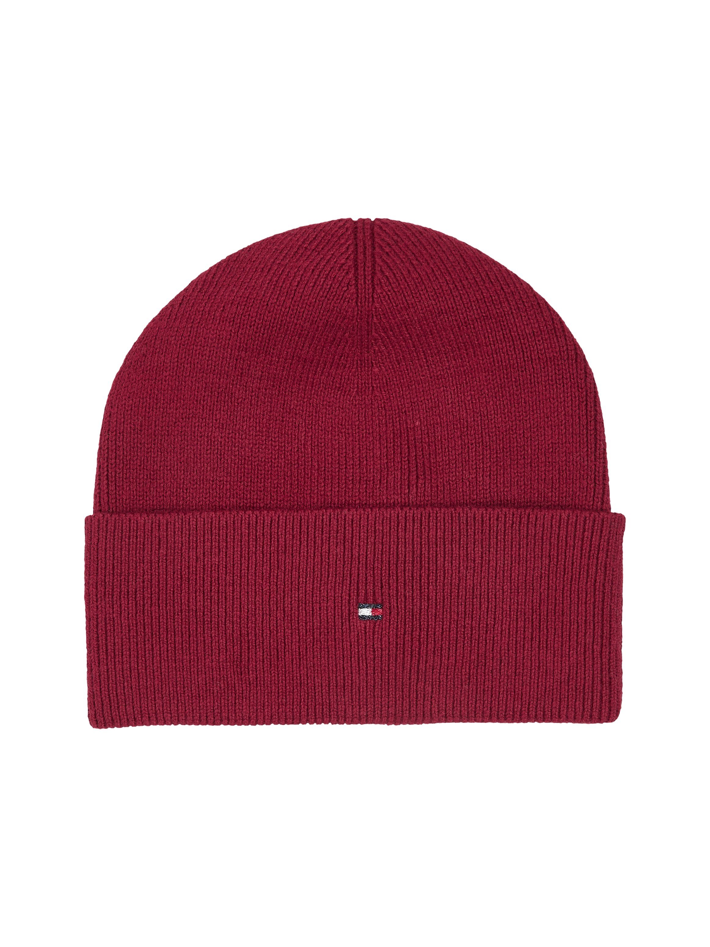 Hilfiger ESSENTIAL BEANIE Tommy Beanie FLAG Rouge