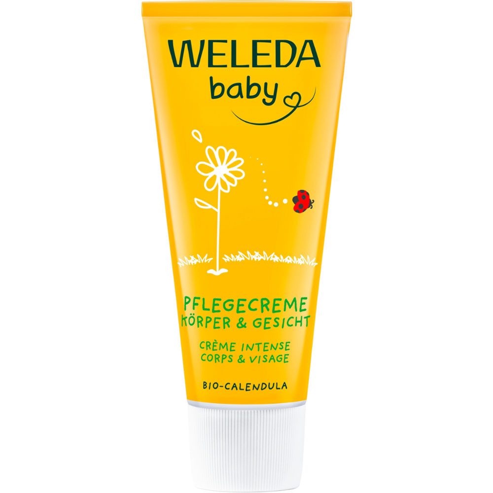 WELEDA Körperpflegemittel Calendula Pflegecreme Körper Gesicht, 75 ml