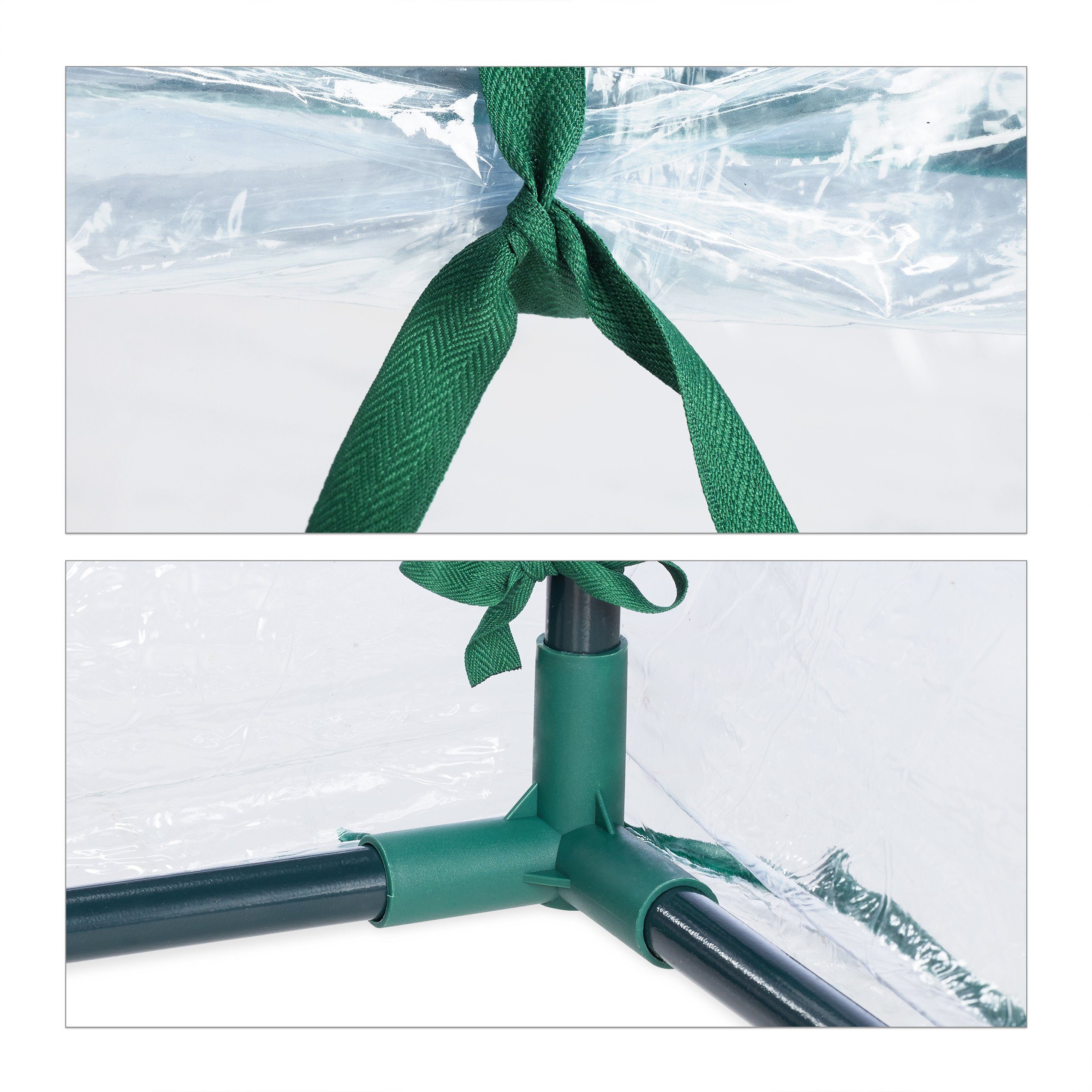 relaxdays Foliengewächshaus PVC