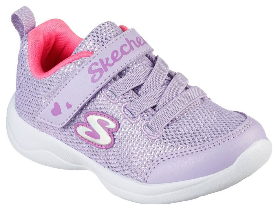 Skechers Kids SKECH-STEPZ 2.0 Slip-On Sneaker zum Schlupfen, Aus Textil und  Lederimitat mit Glitzereffekt