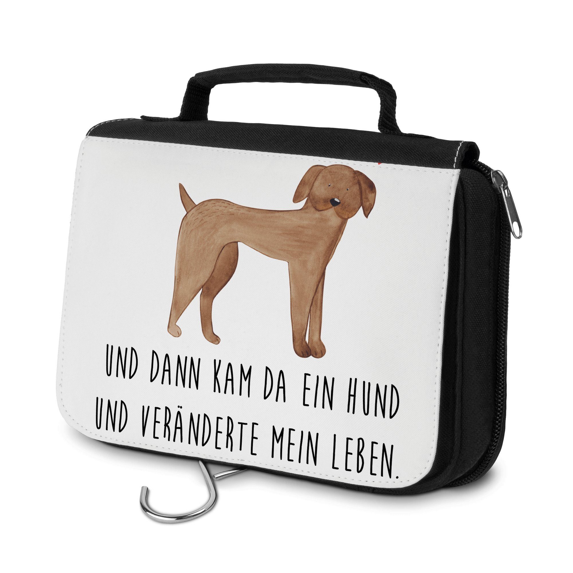 (1-tlg) Weiß Dogge Geschenk, Mrs. Dogge, Panda & Hundemam Kulturbeutel Hund - Mr. Hunde, Herren, - Deutsche