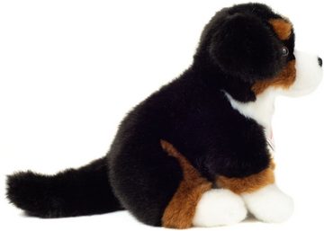 Teddy Hermann® Kuscheltier Berner Sennenhund sitzend schwarz/braun/weiß, 21 cm, zum Teil aus recyceltem Material