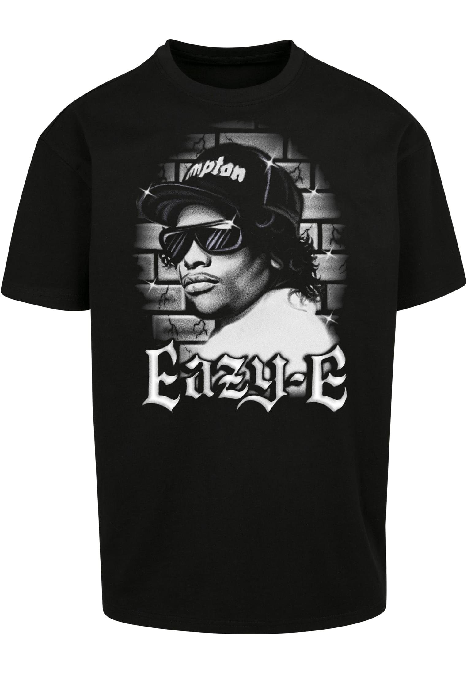 Kurzarmshirt Upscale by Mister Tee Herren Eazy-E Paintbrush Oversize Tee