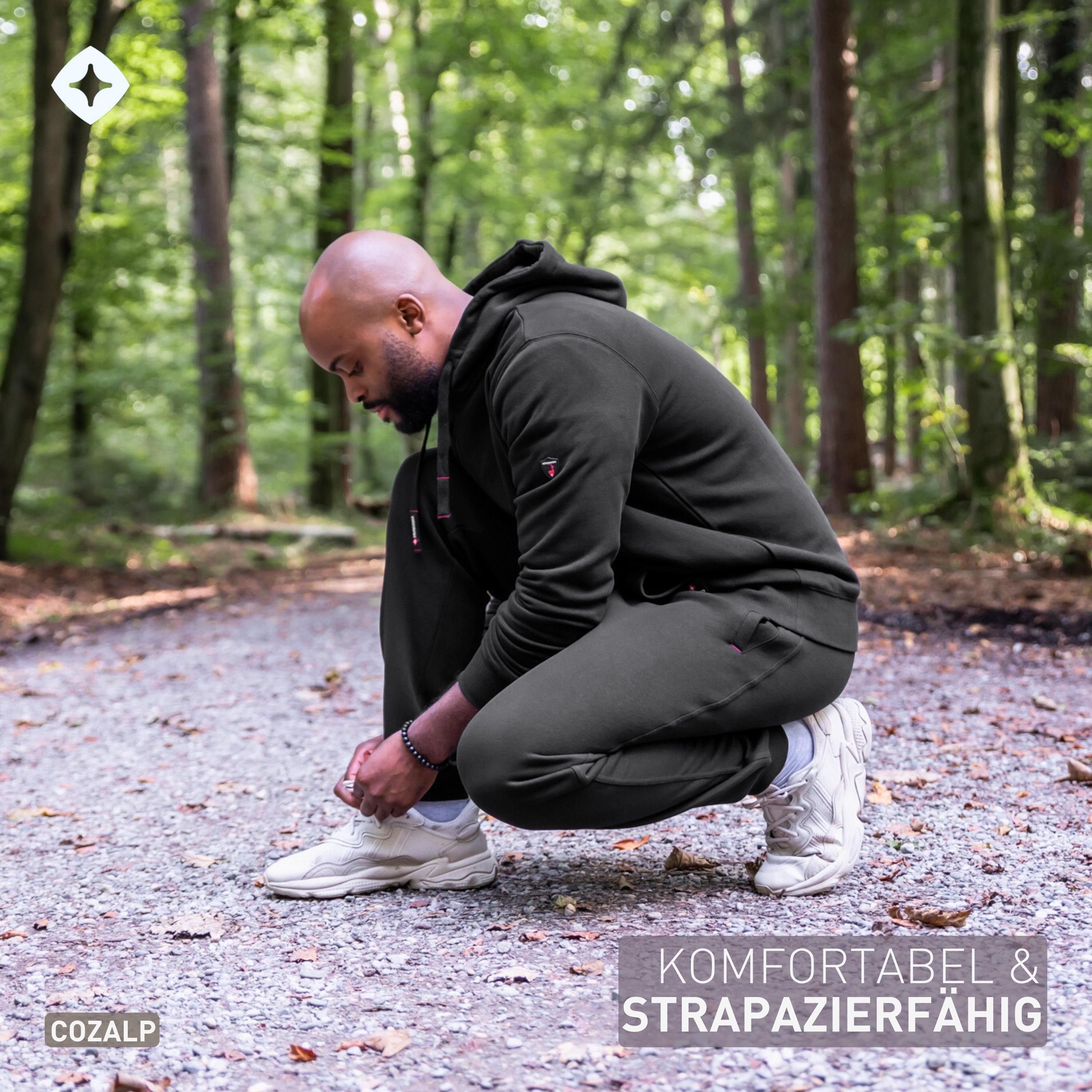 Höhenhorn Trainingsanzug Cozalp Herren Jogging Anzug für Männer Hausanzug Sport, Hochwertige Baumwolle, weiche Innenseite, angenehm warm