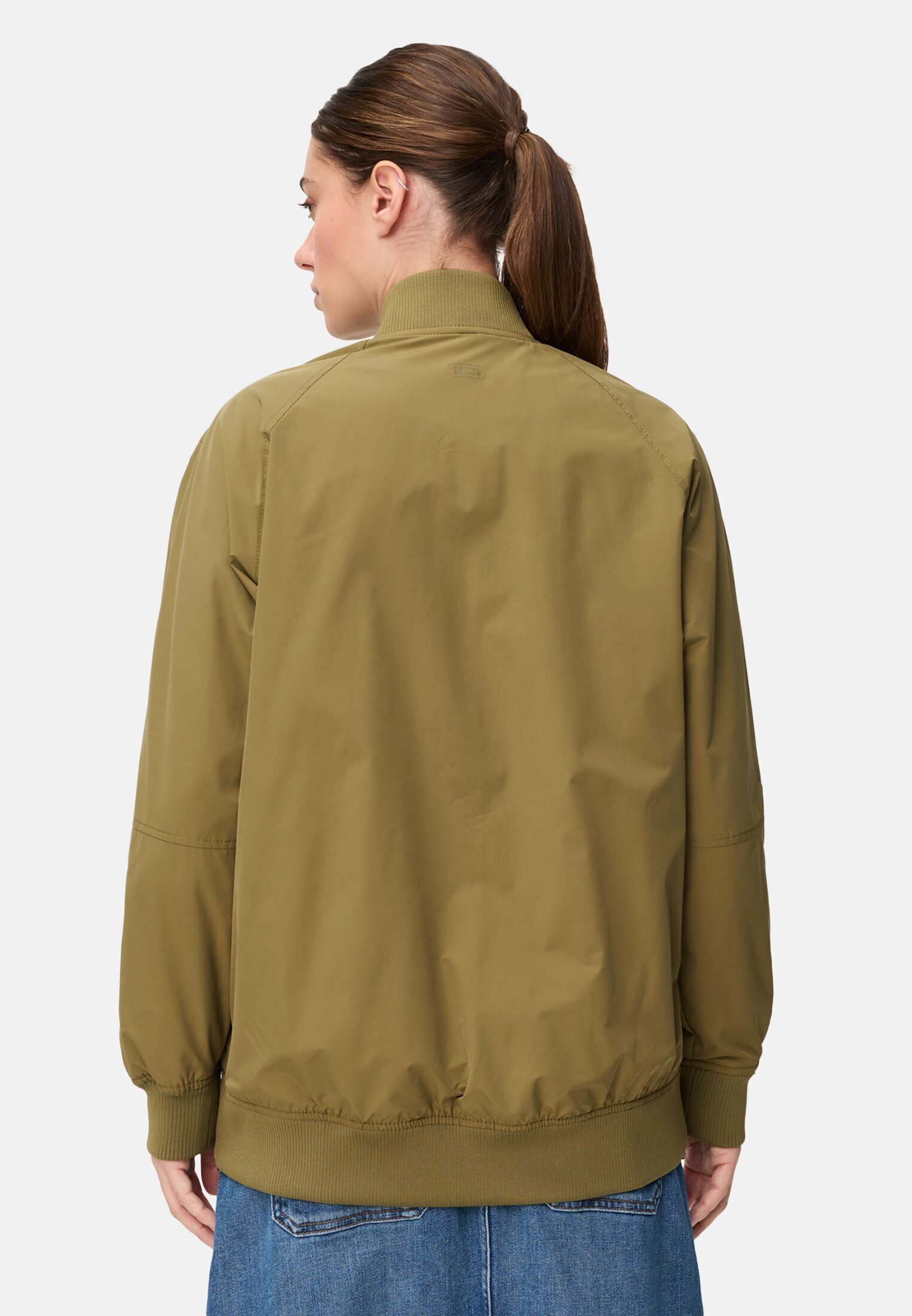 camel active Bomberjacke mit seitlichem Reißverschluss Langarm
