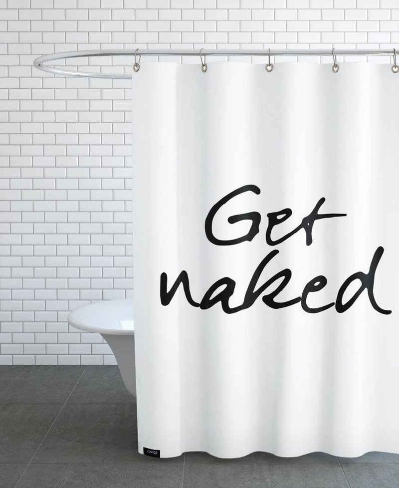 Juniqe Duschvorhang »Get Naked-Duschvorhang Wasserabweisender Duschvorhang« Breite 150.0 cm (1-tlg)