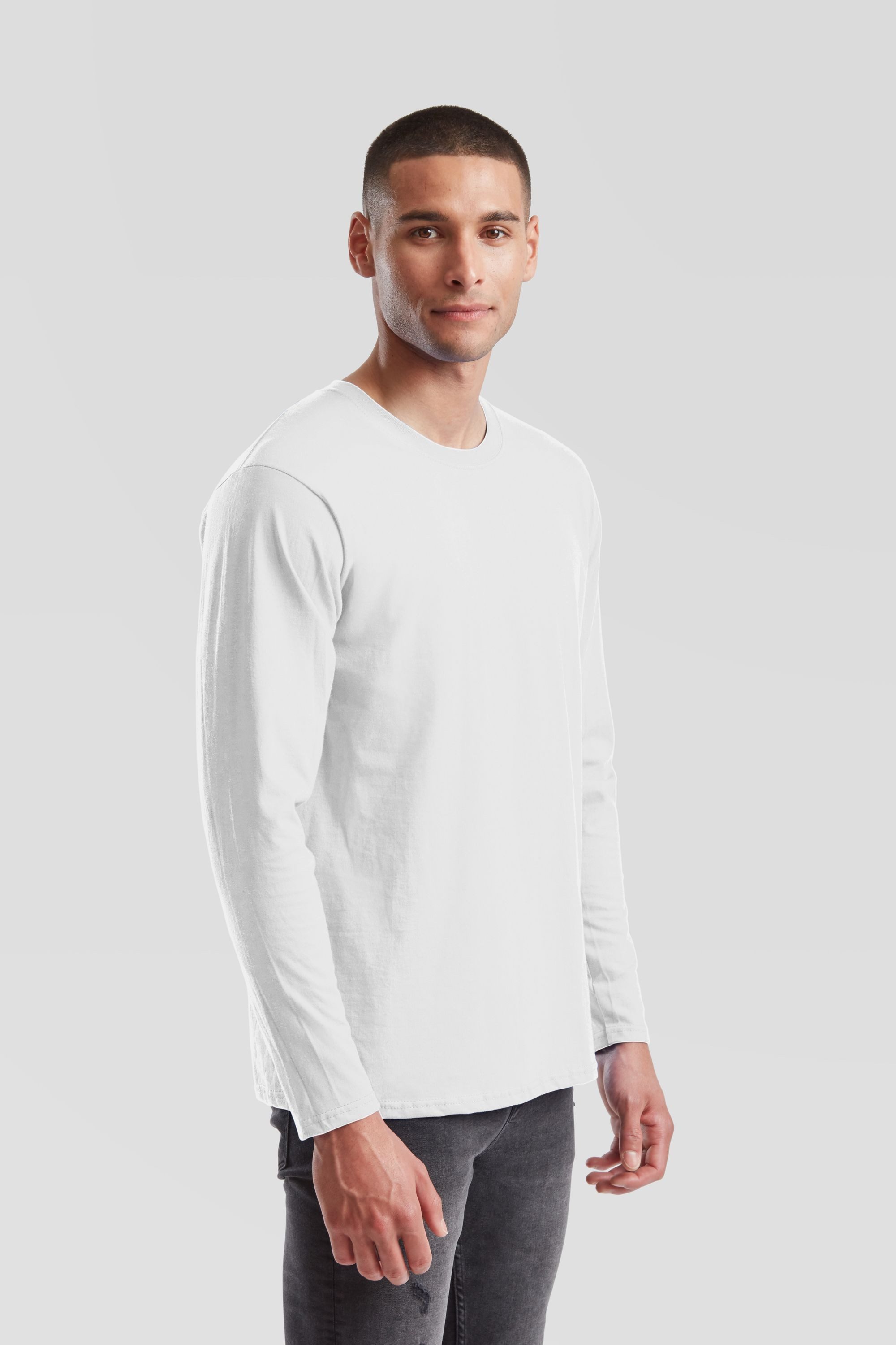 Fruit of the Loom Rundhalsshirt Iconic 195 Ringspun Premium Long Sleeve T – Bild 4 von 5
