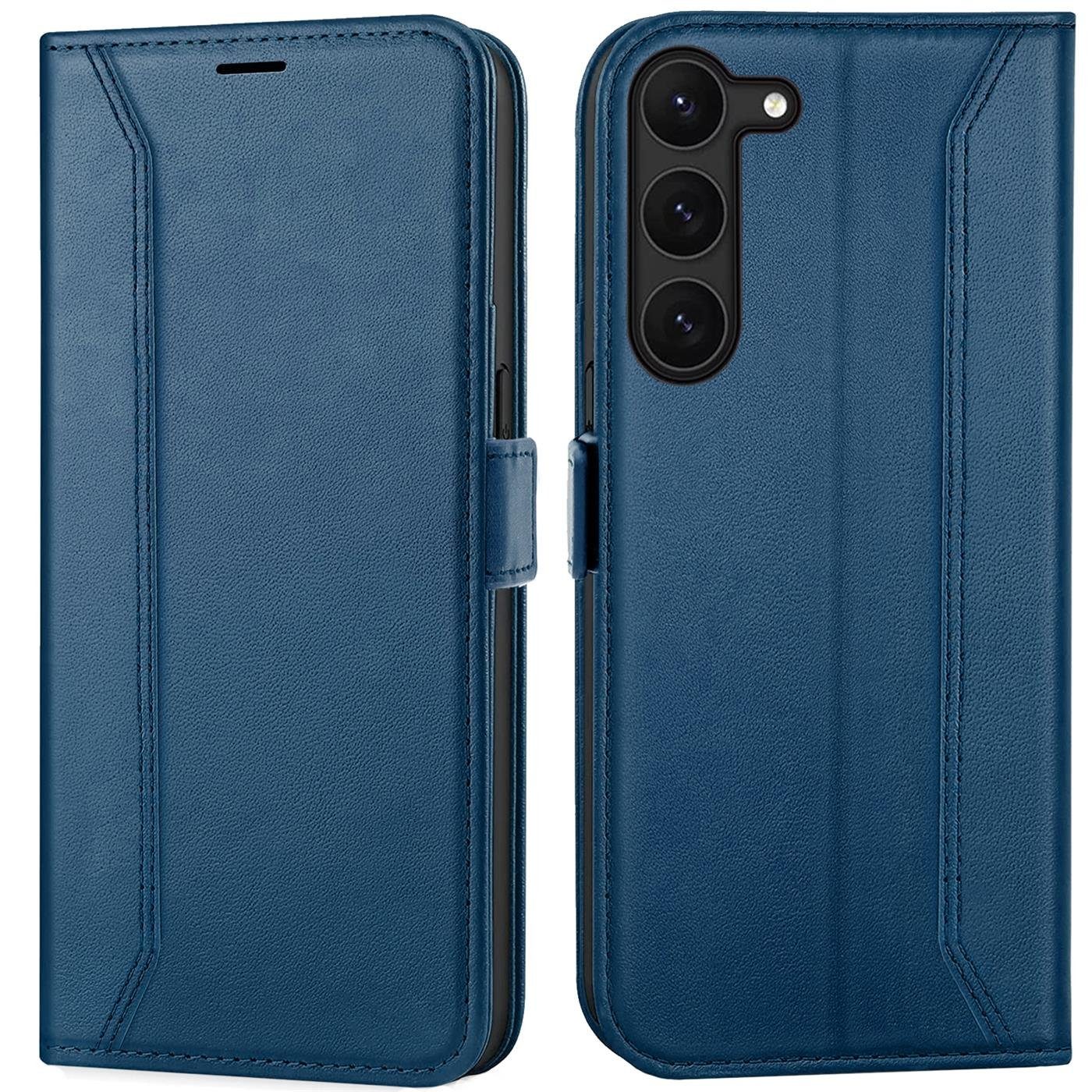CoolGadget Handyhülle Wallet Klapptasche Cover Case für Samsung Galaxy S23 6,1 Zoll, Handy Tasche mit RFID Schutz Kartenfach Book Schutzhülle