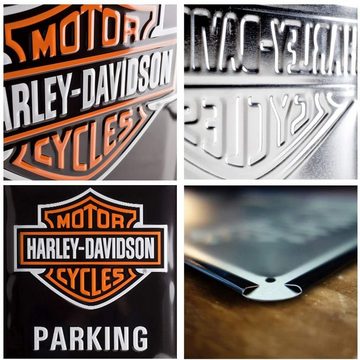 Nostalgic-Art Metallschild Blechschild 30 x 40 cm - Harley-Davidson - Parking Only