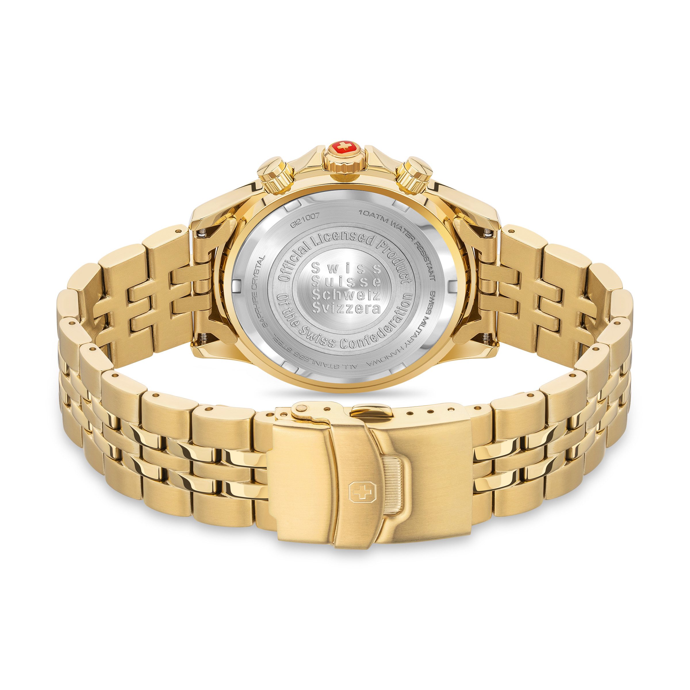 Swiss Military Hanowa Chronograph Flagship X SMWGI2100710, Quarzuhr, Armbanduhr, Herrenuhr, Swiss Made, Edelstahlarmband, analog