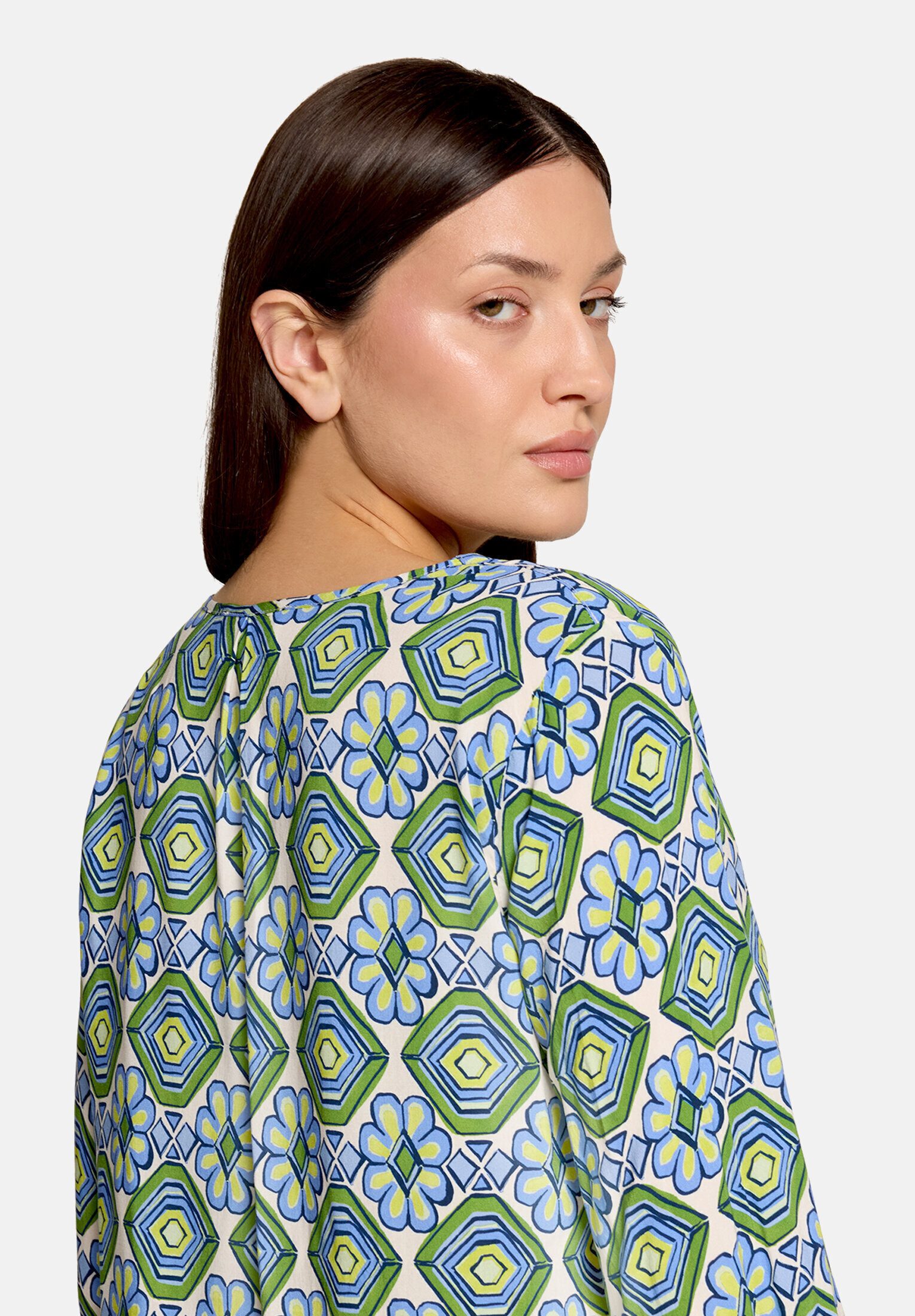 Cartoon Schlupfbluse Damen mit Muster