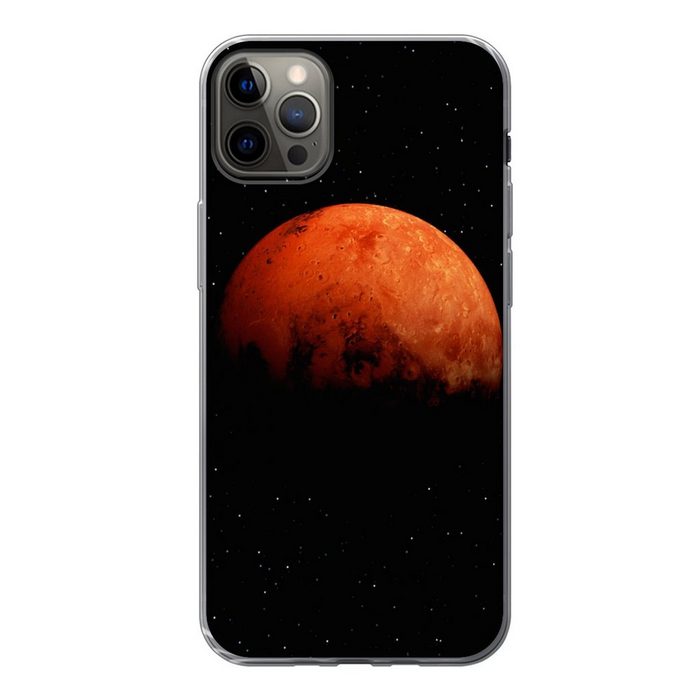 MuchoWow Handyhülle Der halb verdunkelte Mars am Himmel Handyhülle Apple iPhone 13 Pro Max Smartphone-Bumper Print Handy