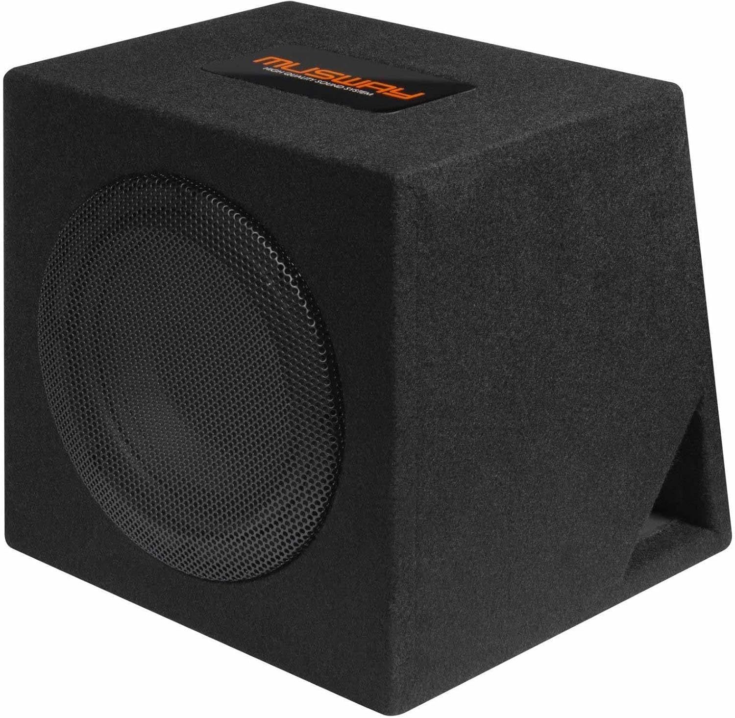 Musway MUSWAY MR108Q Bassreflex Gehäusesubwoofer 20 cm Auto-Subwoofer