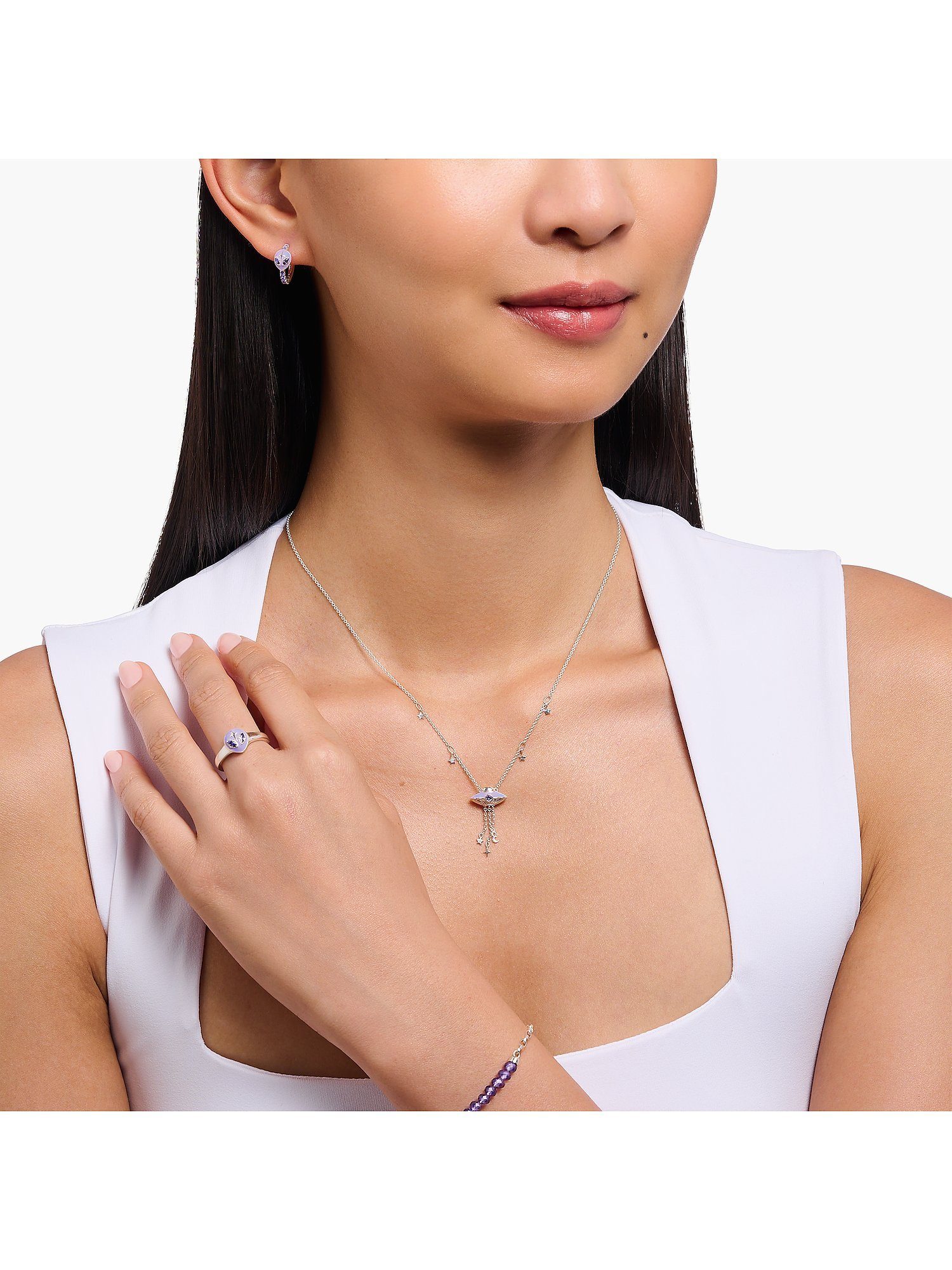 THOMAS SABO Silberkette, Charming silber...