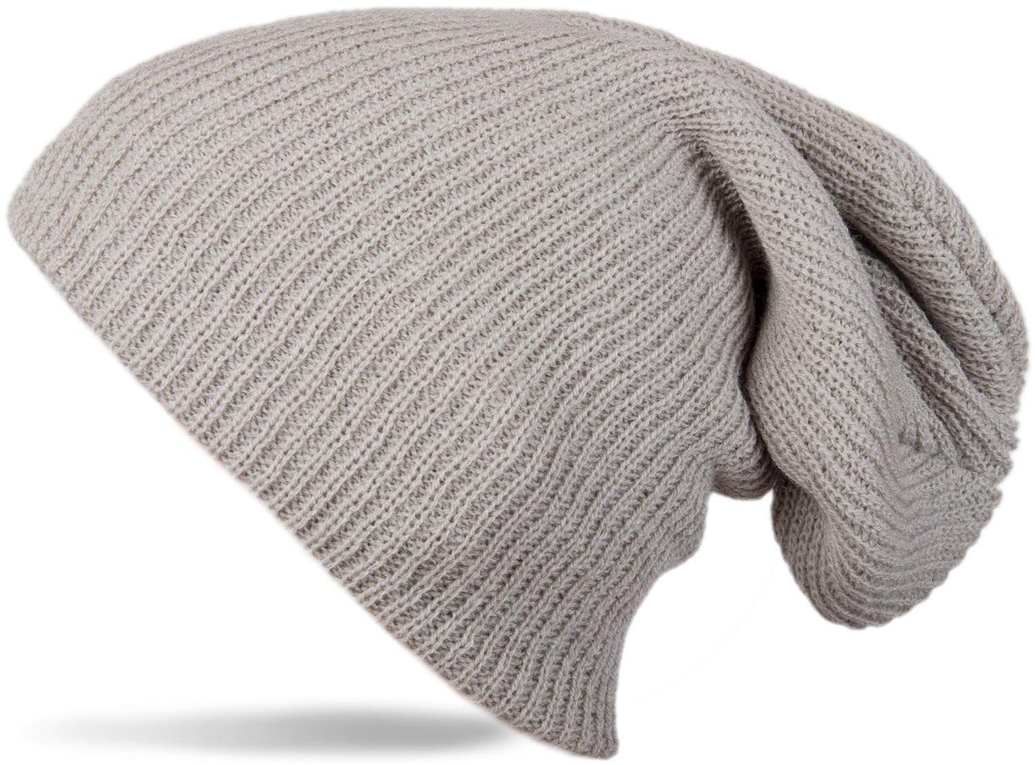 styleBREAKER Strickmütze Feinstrick Beanie doppelt gestrickt günstig online kaufen