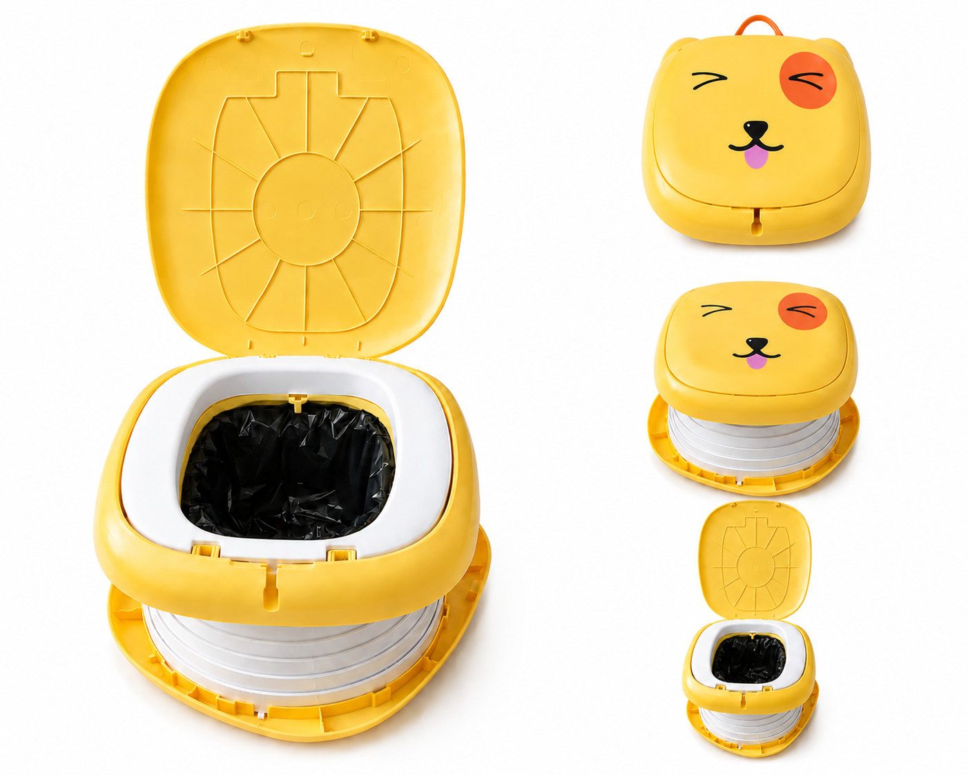 Boncuks Home Baby-Toilettensitz Kinder Klapptoilette – Reisetoilette für Auto & Camping
